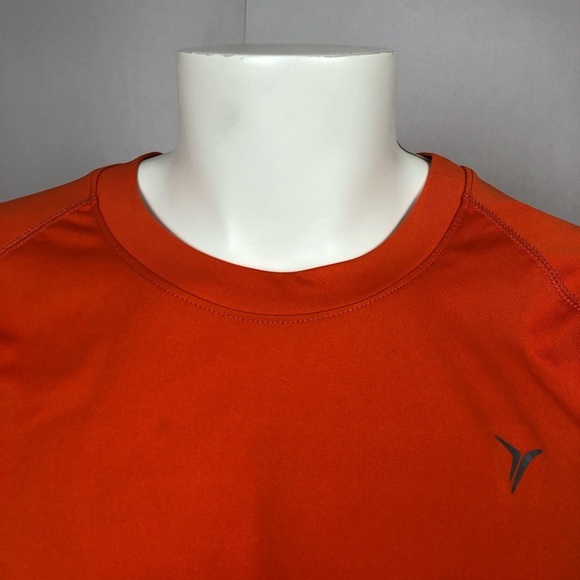 Old Navy Mens Size XL Orange Activewear Tshirt - Picture 2 of 8